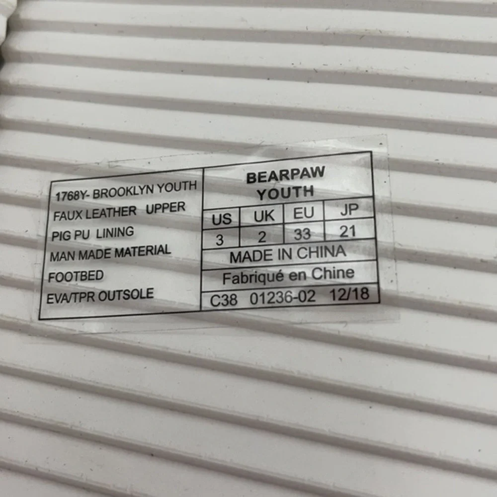 BEARPAW White Brooklyn Sandals